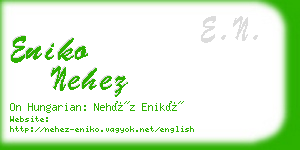 eniko nehez business card